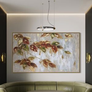 Tableau Abstrait Golden Autumn