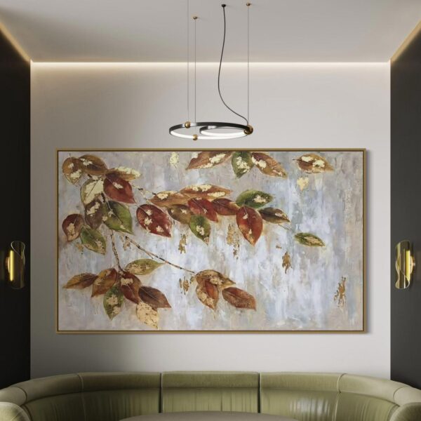 Tableau Abstrait Golden Autumn