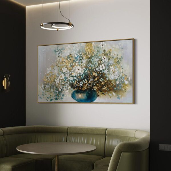 Tableau Abstrait Blue garden – Image 2