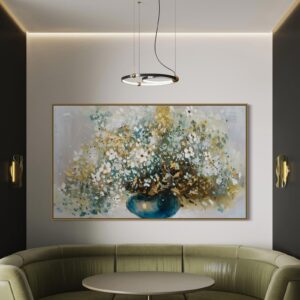 Tableau Abstrait Blue garden