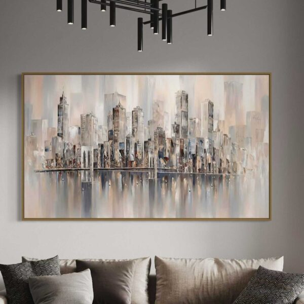 Tableau Abstrait Urban City