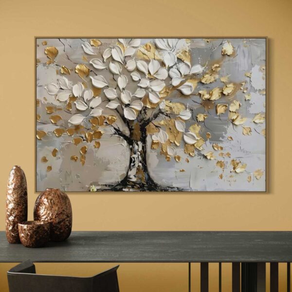 Tableau Abstrait Arbol negro