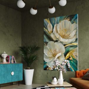 Tableau Abstrait Turquezza