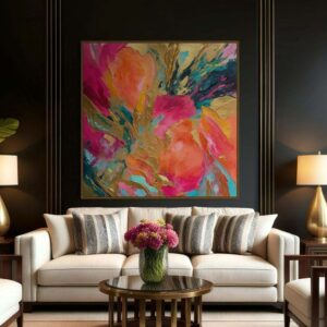 Tableau Abstrait Fiesta