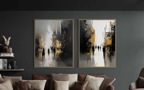 Tableau Abstrait Duo society – Image 2
