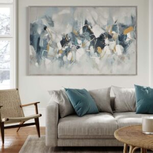 Tableau Abstrait Navy abstract
