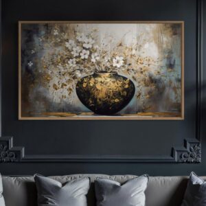 Tableau Abstrait Black diamant