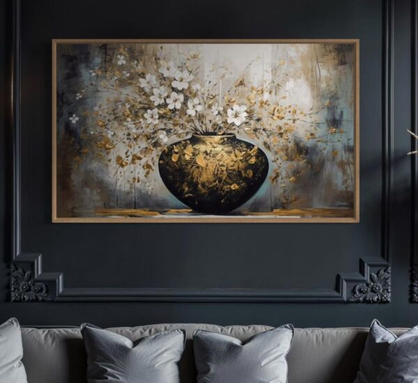 Tableau Abstrait Black diamant
