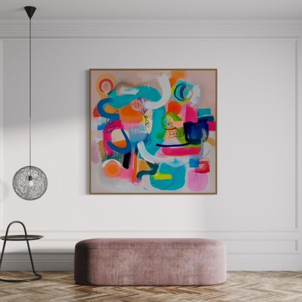 Tableau Abstrait acrobatics colors – Image 2