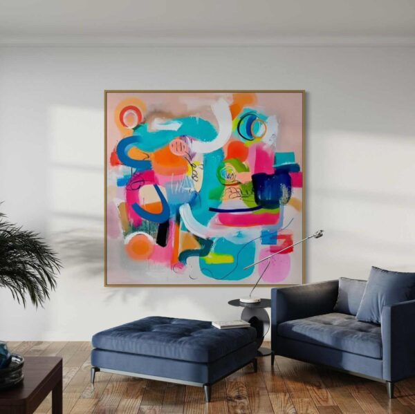Tableau Abstrait acrobatics colors – Image 3
