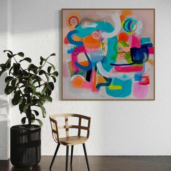 Tableau Abstrait acrobatics colors – Image 4