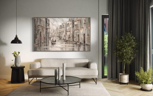 Tableau Abstrait Venise – Image 3