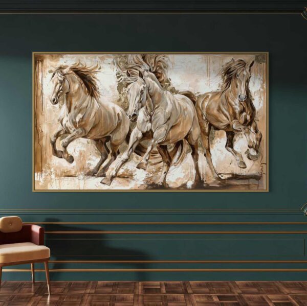Tableau Abstrait Fursan II – Image 3