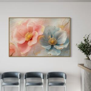 Tableau Abstrait Gardénia