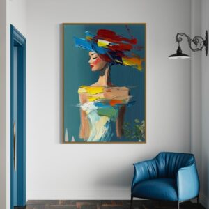 Tableau Abstrait Ö lady