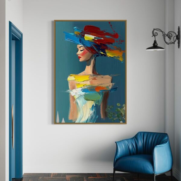 Tableau Abstrait Ö lady