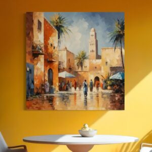 Tableau Abstrait Medina