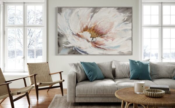 Tableau Abstrait White tulip – Image 2