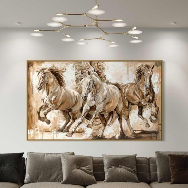 Tableau Abstrait Fursan II