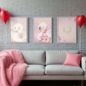 Tableau Abstrait Crown and rose