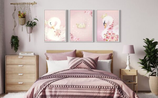 Tableau Abstrait Crown and rose – Image 2