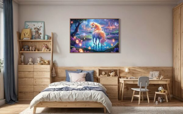 Tableau Abstrait Unicorn Lightning – Image 3