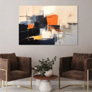Tableau Abstrait Sahara