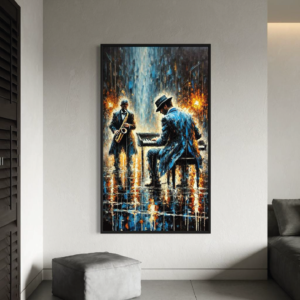 Tableau Abstrait Pianist