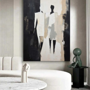 Tableau Abstrait couple 2