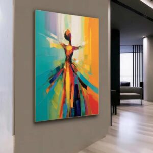 Tableau Abstrait  Derviche Color