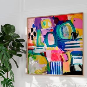 Tableau Abstrait  Fanny flashy