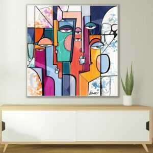 Tableau Abstrait  Fusion