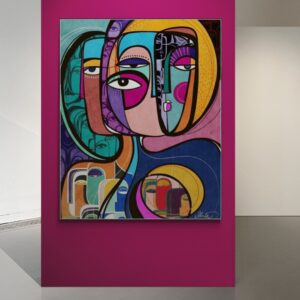 Tableau Abstrait Ladies gossip