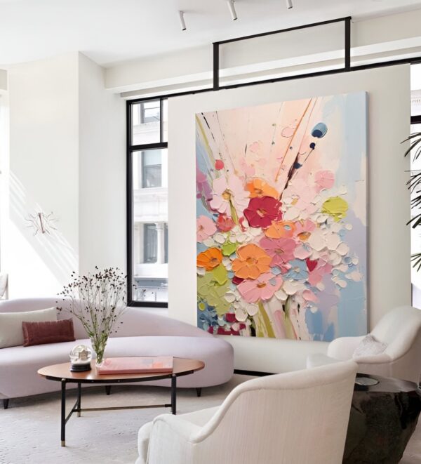 Tableau Abstrait bouquet