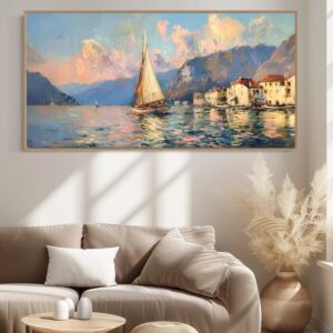 Tableau Abstrait Sailing
