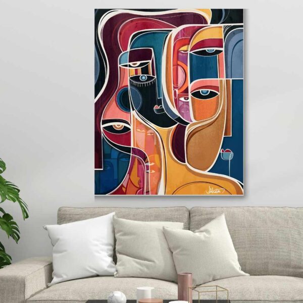 Tableau Abstrait Sleepy