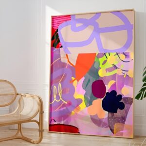 Tableau Abstrait Summer