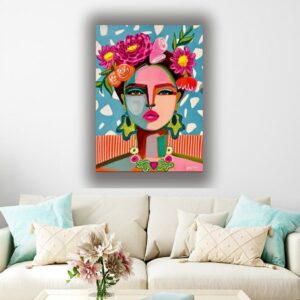 Tableau Abstrait Frida