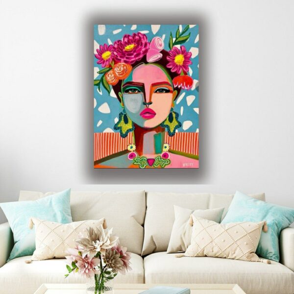 Tableau Abstrait Frida