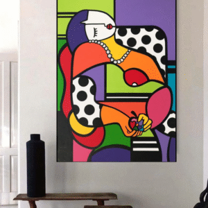 Tableau Abstrait Women