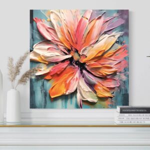 Tableau Abstrait Colorflower