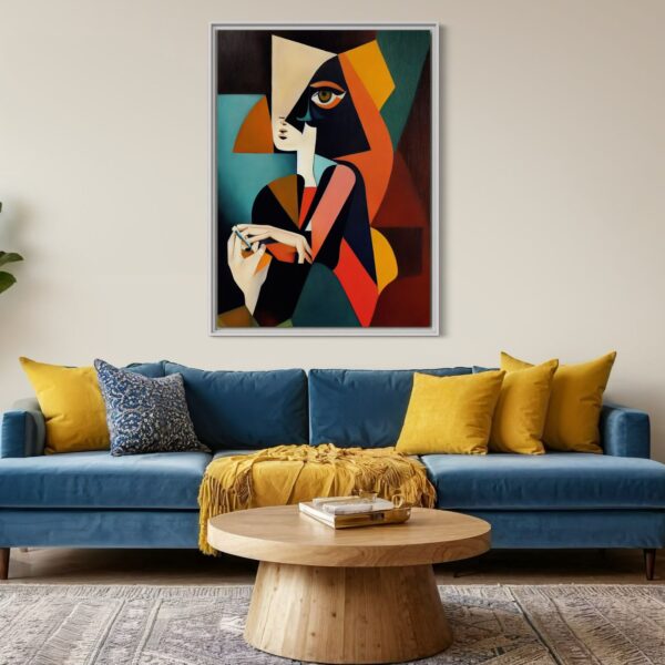 Tableau Abstrait Lady Picasso – Image 4