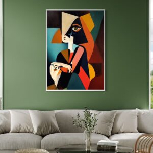 Tableau Abstrait Lady Picasso
