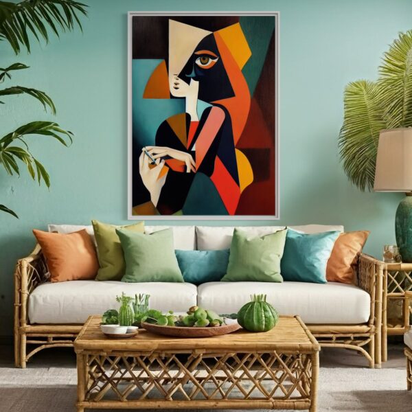 Tableau Abstrait Lady Picasso – Image 3