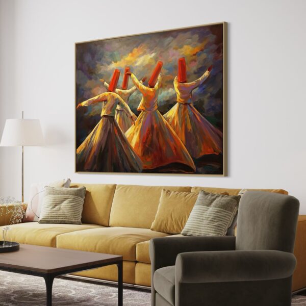 Tableau Abstrait Derviche tournant – Image 5