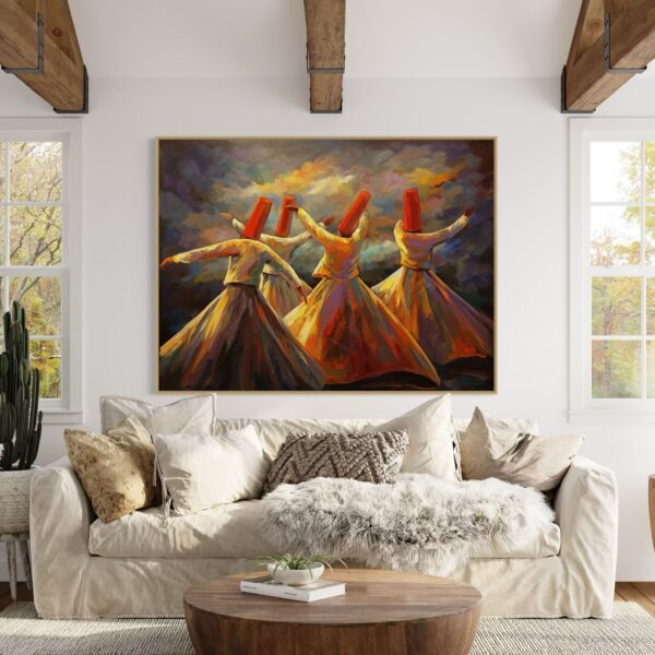 Tableau Abstrait Derviche tournant – Image 2
