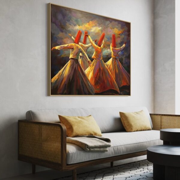 Tableau Abstrait Derviche tournant – Image 4