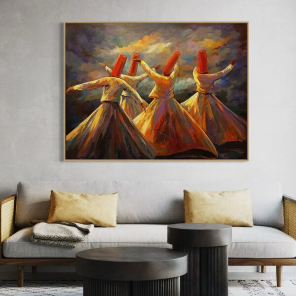 Tableau Abstrait Derviche tournant – Image 3