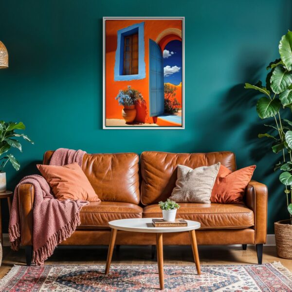 Tableau Abstrait Sahara gate