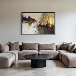 Tableau Abstrait Volcano